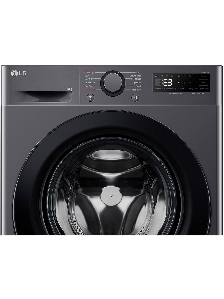 Стиральная машина LG F4WR510SBM (56,5см / 10кг / 1400об / пар / AI DD / Steam / Smart Diagnosis / Inverter Direct Drive / A+++ / Чёрная)-3
