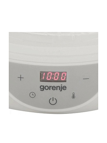 Сушилка для овощей Gorenje FDK24DW (380 Вт, 35-70°C, 5 секций, регулировка температуры, дисплей, таймер)-1