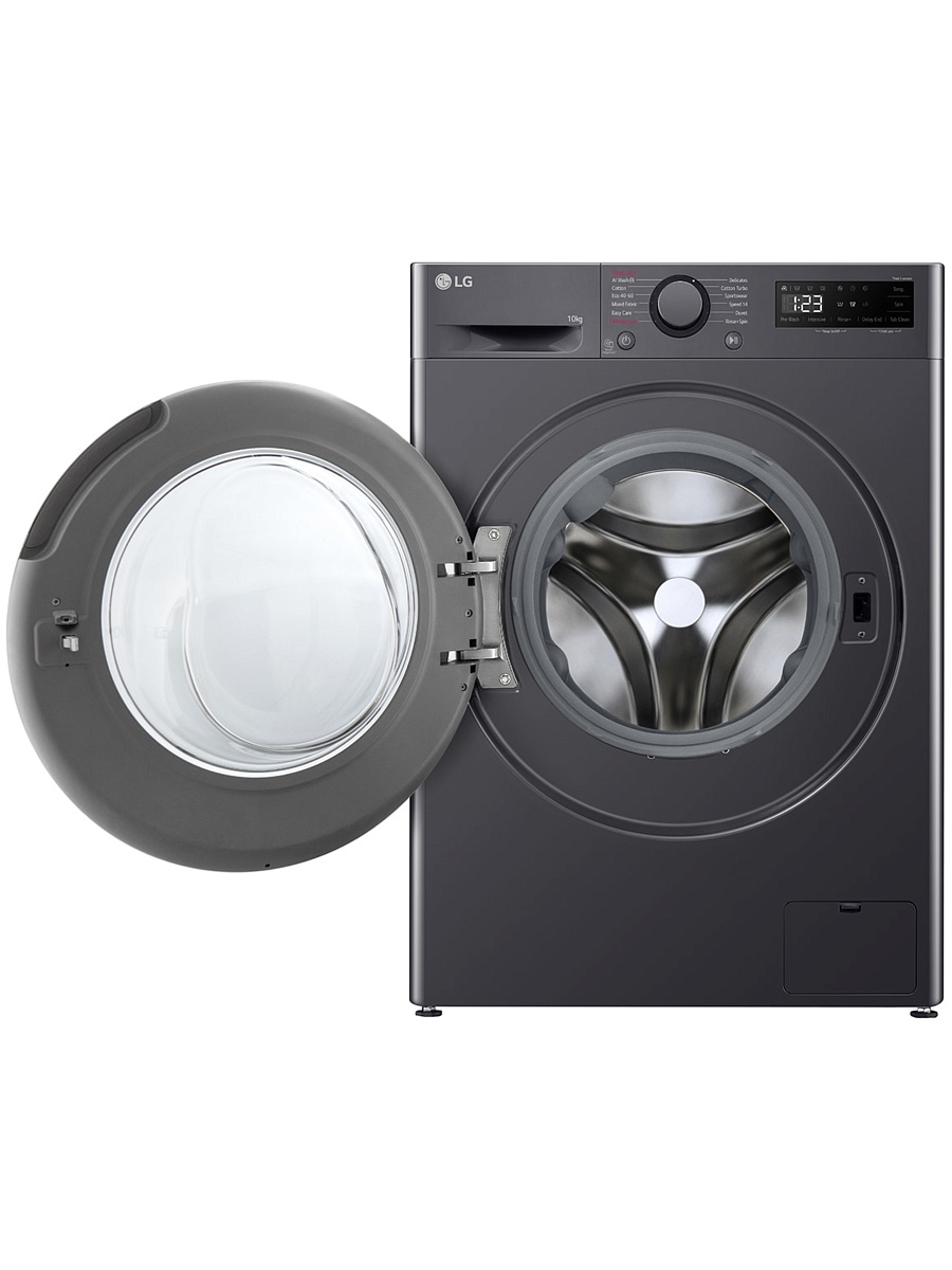 Стиральная машина LG F4WR510SBM (56,5см / 10кг / 1400об / пар / AI DD / Steam / Smart Diagnosis / Inverter Direct Drive / A+++ / Чёрная)-0