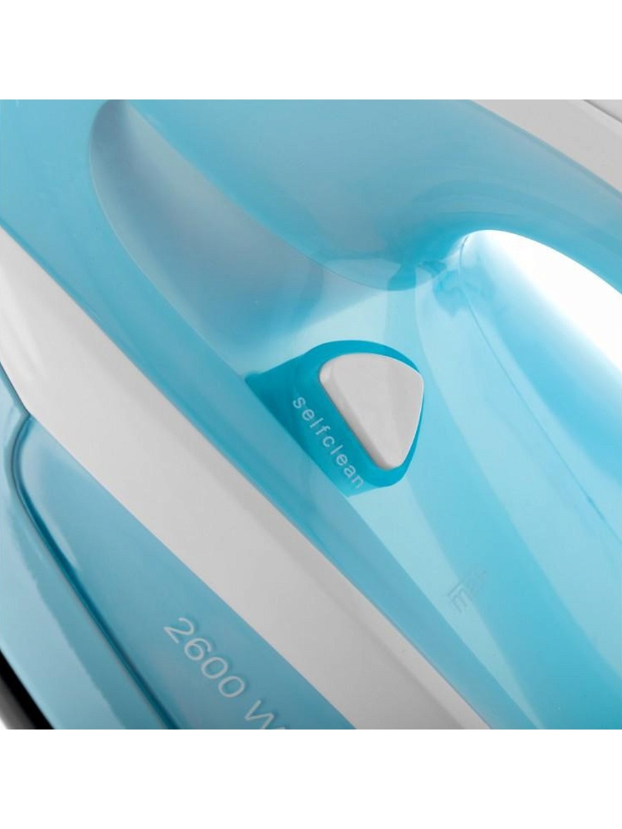 Утюг Brayer BR4000 белый/голубой (2600 Вт/ подошва - керамика / паровой удар - 140 г/мин/ 1,9 м/ автоотключение)