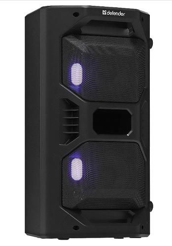 Беспроводная портативная колонка Defender Rage / 50W / USB  / Bluetooth  / LED подсветка / дисплей-0