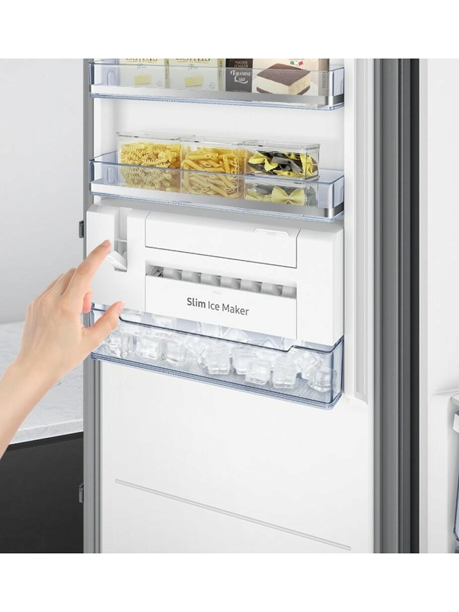 Морозильная камера Samsung RZ32C7BFES9 (Объем - 323 л / Высота - 186см / A++ / Нерж. сталь / NoFrost / Wi-Fi)