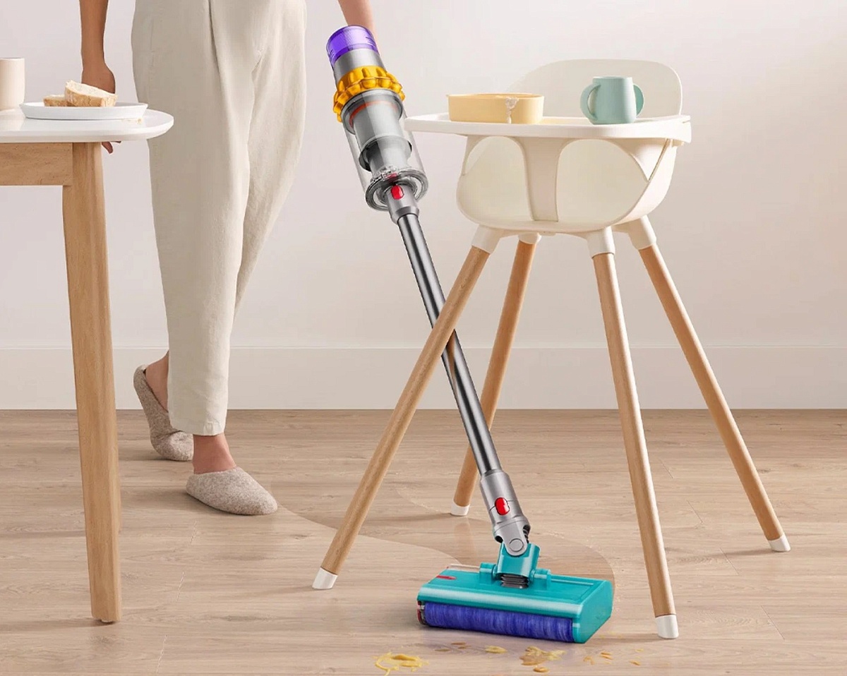 Пылесос Dyson V15s Detect Submarine UK, yellow/nickel