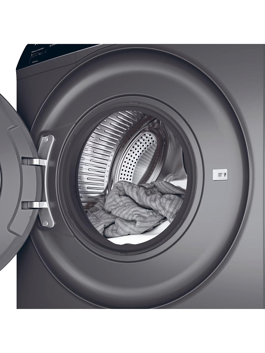 Стиральная машина Haier HW80-B14939S8 (I-Pro Serie3 / 62 см / 8кг / 1400об / пар / Direct Motion / A+++ / Антрацит)