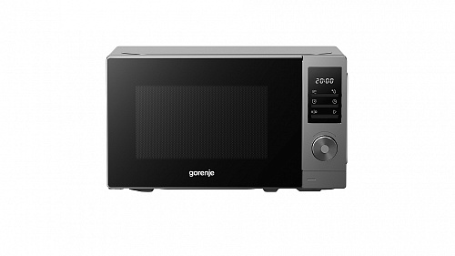 Микроволновая печь Gorenje MO20A3T4 (Advanced / 20 л, 700 Вт, переключатели кнопки + поворотный механизм, дисплей, серебро)-0