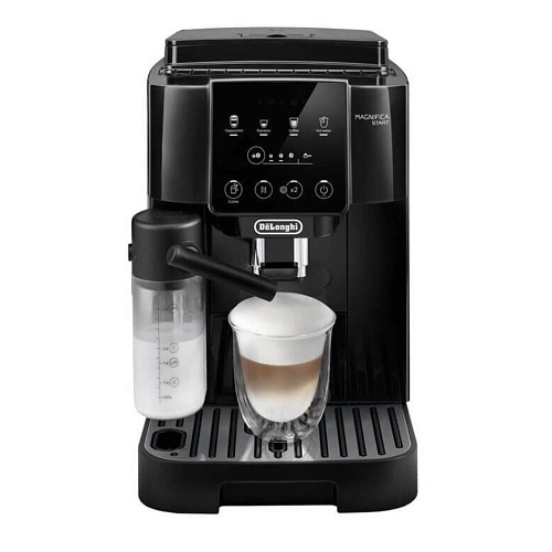 Кофемашина DeLonghi Magnifica Start ECAM220.60.B (кофе зерновой, молотый/ 1450 Вт/ 1.8 л/ автоматический капучинатор/ 4 напитка)-1