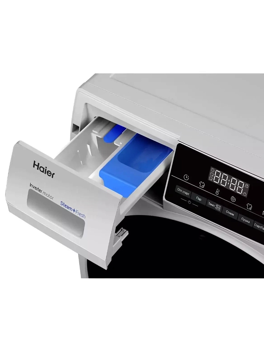 Стирально-сушильная машина Haier HWD70-BP14929S (52,5см / 7/4кг / 1400об / пар / инвертор / ABT / i-Refresh )-0