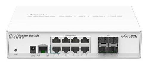 Коммутатор Mikrotik CRS112-8G-4S-IN