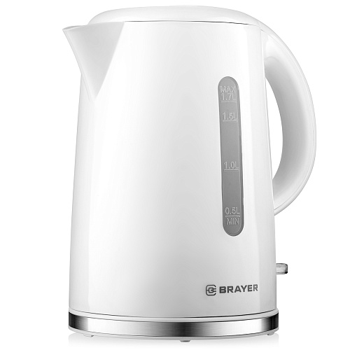 Чайник Brayer BR6108 (2200 Вт / 1,7 л / пластик / белый)-0
