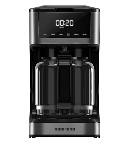 Кофеварка капельная Редмонд CM712 (используемый кофе - молотый / 900 Вт / 1.6 л / сенсор)-0