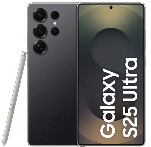 Смартфон Samsung Galaxy S25 ULTRA 12/256 ГБ (SM-S938B/DS), чёрный