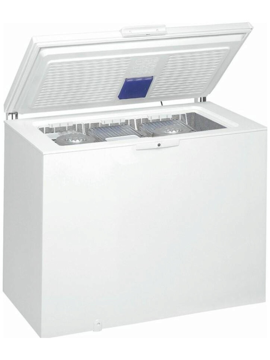 Морозильный ларь Whirlpool WHM22113 3 (Объем - 219 л / Высота - 91,6 см / Ширина - 118 см / A+++ / Белый / Fast freeze / статическая система)