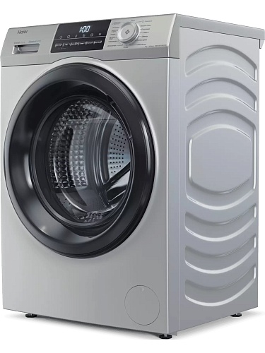 Стиральная машина Haier HW90-BP14929BS (58,3 см / 9кг / 1400об / пар / Direct Motion / Smart Dual Spray / Invertor / A+++ / Серебро)-1