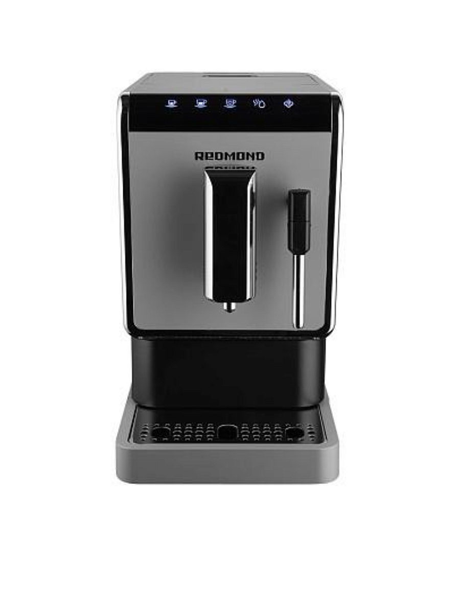 Кофемашина Redmond RCM-1517 (кофе зерновой/ 1470 Вт/ 1.1 л/ капучинатор/ 2 напитка)