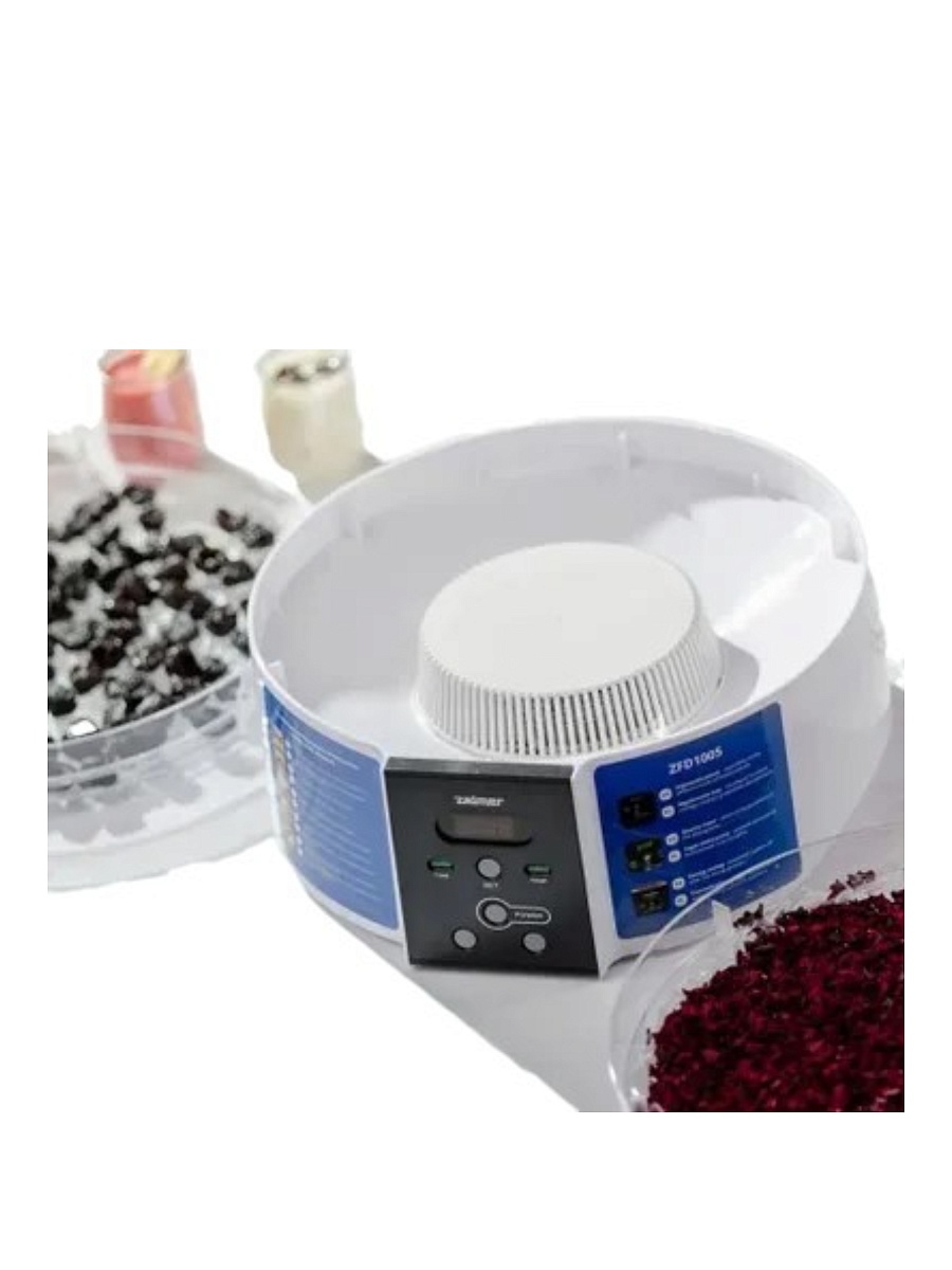 Сушилка для овощей Zelmer ZFD1005 (520 Вт, 40-70°C, 4 секций, регулировка температуры, дисплей, таймер)-1