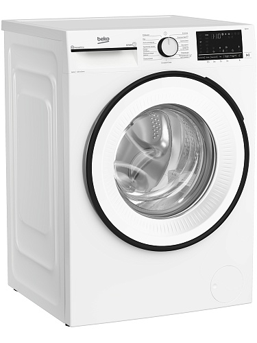 Стиральная машина Beko B3WFR572W (49,6см / 7кг / 1200об / пар SteamCure™ / HomeWhiz®(Bluetooth) / Инверторный мотор ProSmart™ / A)-1
