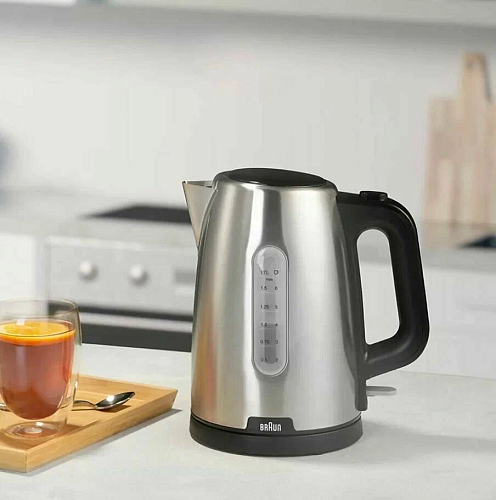 Чайник Braun WK1500BK (2200Вт / 1,7л / металл)-2