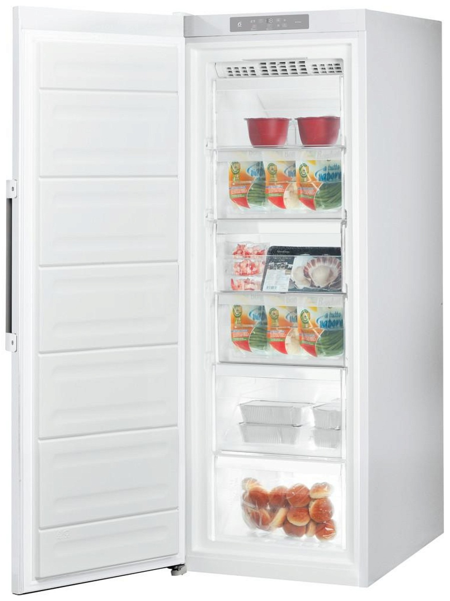 Морозильная камера Whirlpool UW6 F2C WB 2 (Объем - 228 л / Высота - 167 см / A++ / Белый / NoFrost / однодверная)