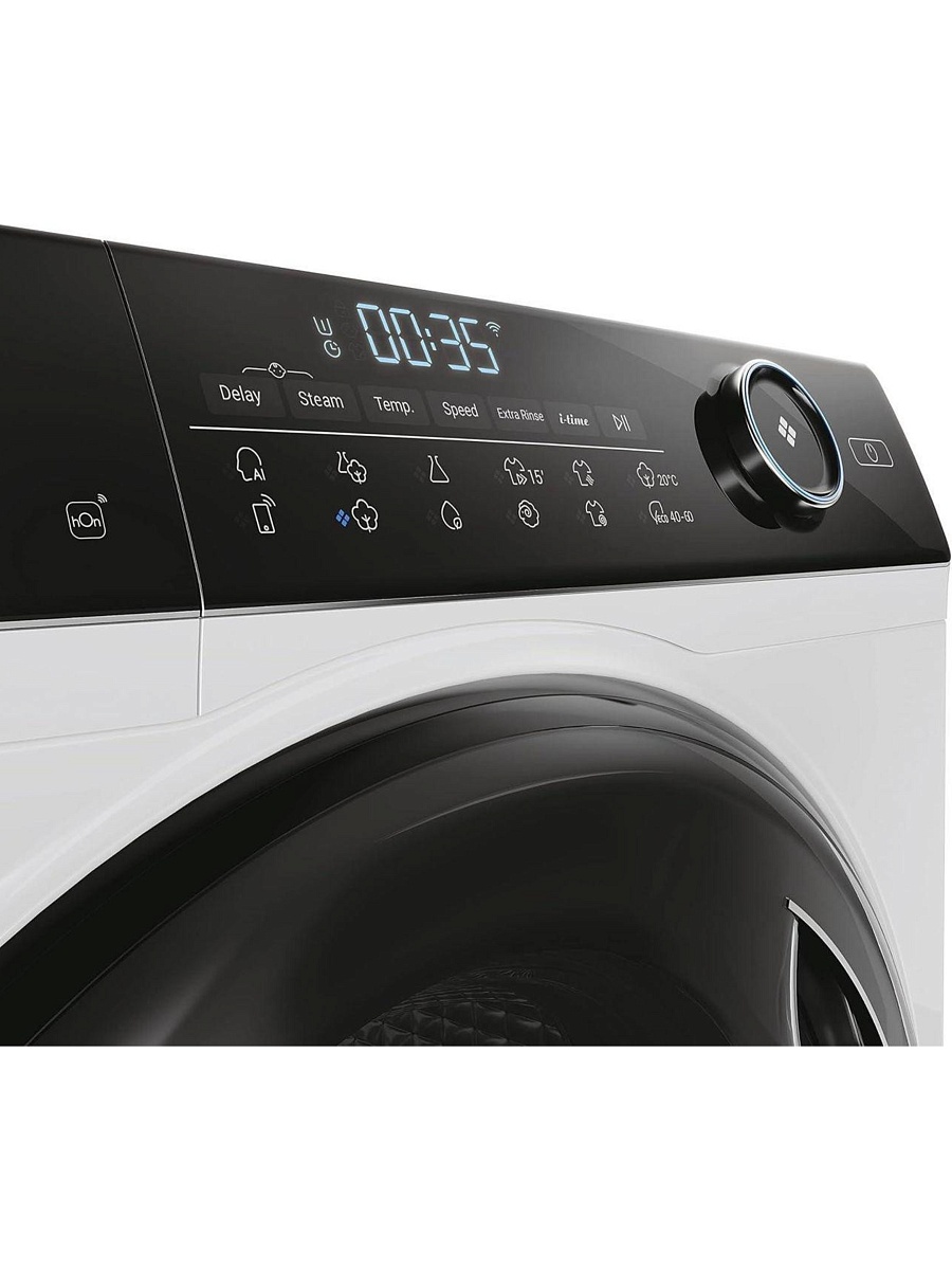Стиральная машина Haier HW80-B14959TU1 (I-Pro Series 5 / 51 см / 8кг / 1400об / пар / Smart Dual Spray / Direct Motion / Wi-Fi + BLE / A+++)