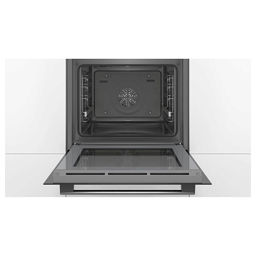 Духовой шкаф Bosch HBG539EB0 (Serie6 / 71 л / до 275 °C / чёрное стекло / Гриль / Телескоп. напр. (x1) / EcoClean Direct задняя стенка / SoftClose /A)-2