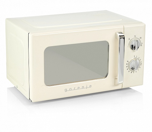 Микроволновая печь Gorenje MO20E1HRL (Retro / 20 л, 700 Вт, переключатели поворотный механизм, бежевый)-0