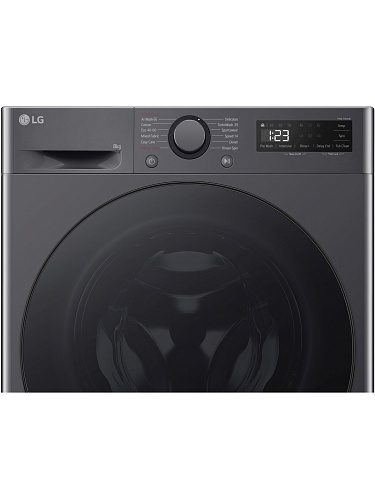Стиральная машина LG F2WR508S2M (47.5см / 8кг / 1200об / пар / добавление белья / AI DD ™ / Smart Diagnosis / Inverter Direct Drive / A+++ / Чёрная)-7