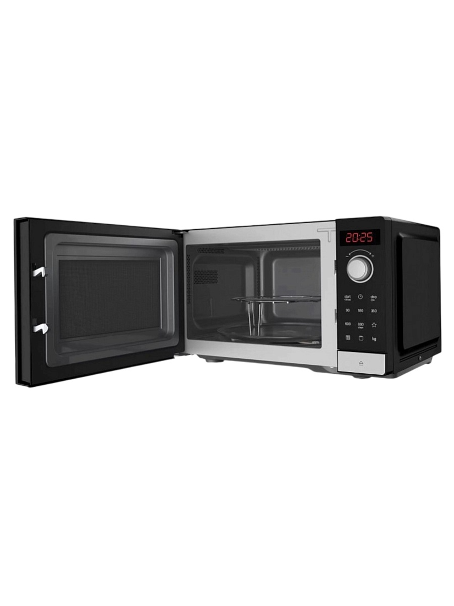 Микроволновая печь BOSCH FEL023MS2 (20 л, 800 Вт, переключатели поворотный механизм, сенсор, гриль, дисплей, черный)-0