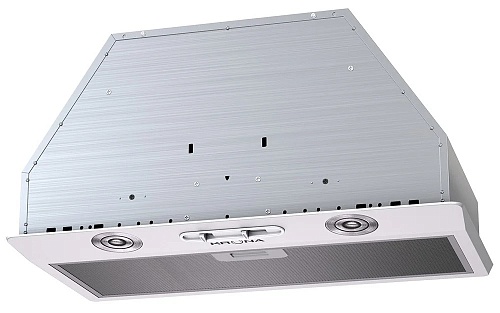 Вытяжка полновстраиваемая KRONA RUNA 600 white S (650 м³/ч / 60 Вт / LED освещение 2x1 Вт/ ширина - 52.5 см / Белый)-0