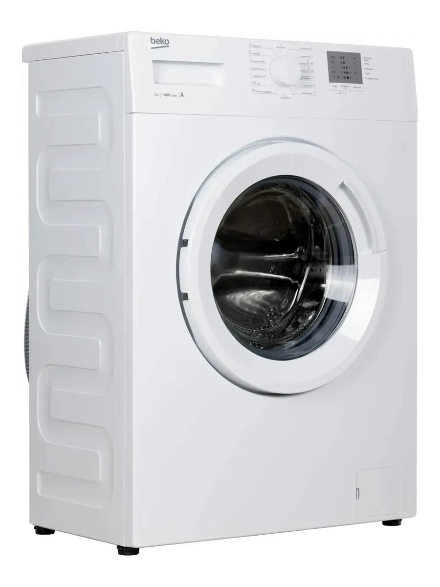 Стиральная машина Beko WRS5511BWW (36.5см / 5кг / 1000об / OptiSense® / A)