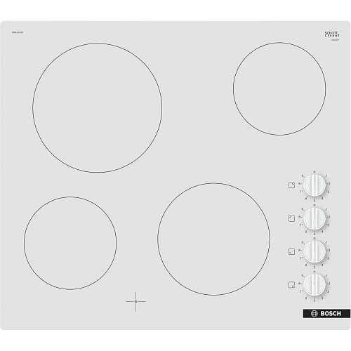 Поверхность электрическая Bosch PKE612CA2E (Serie2 / Белый / стеклокерамика / 6,6 кВт)