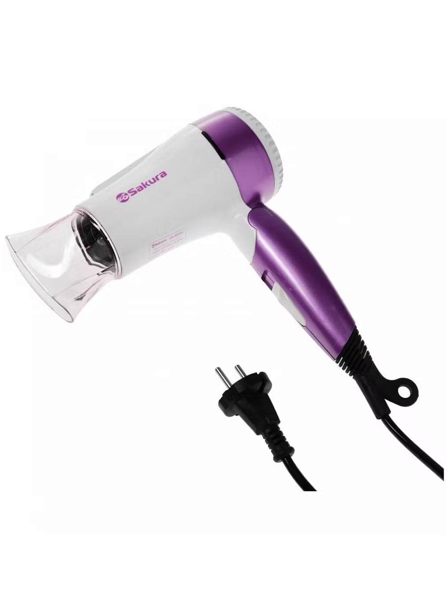 Фен Sakura SA-4039V (компактный / 1400 Вт / 2 режима / складная ручка)-0
