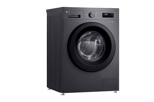 Стиральная машина LG F2Y1TYP6JP (55см / 8кг / 1200об / пар / Tub Clean / Inverter Direct Drive / A+ / Чёрная)-0