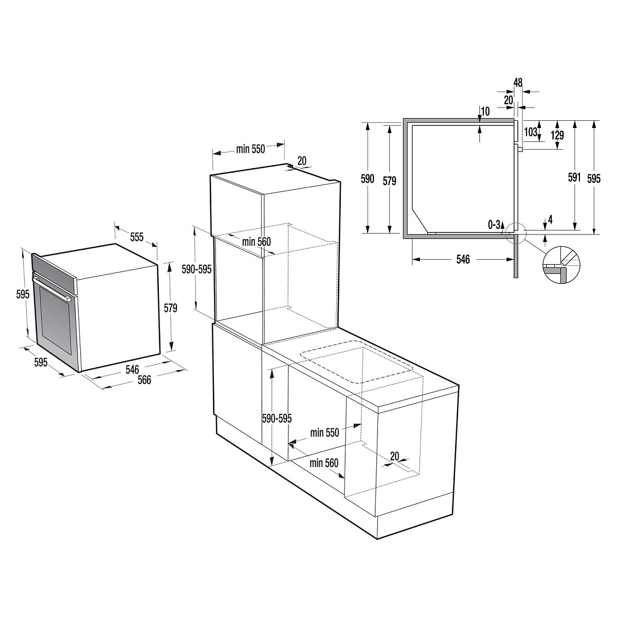 Духовой шкаф с функцией пароварки Gorenje BCS798S24X (Superior / Нерж. / SilverMatte / ProCook / AutoRoast / AquaClean / StayWarm / телескоп)