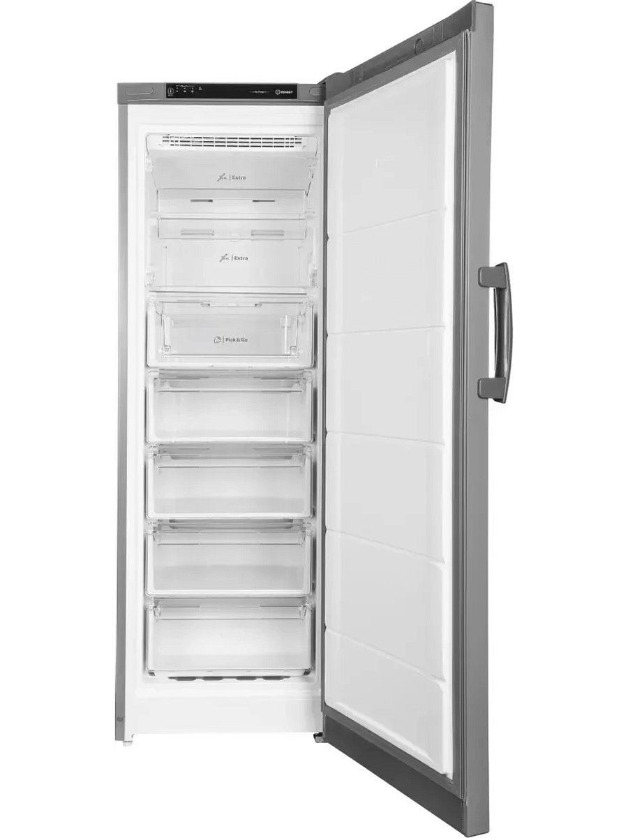 Морозильная камера Indesit DFZ 5175 G (Объем - 250 л / Высота - 175 см / А / Серый / NoFrost)