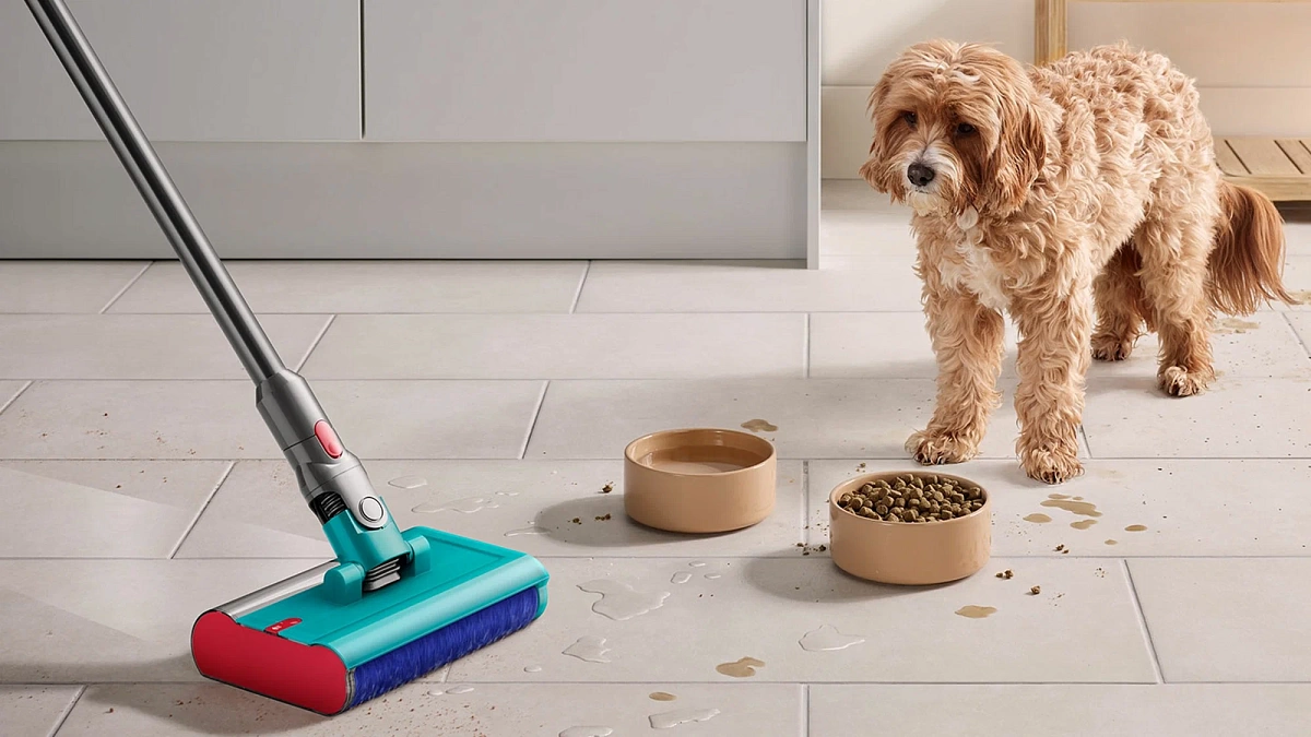 Пылесос Dyson V15s Detect Submarine UK, yellow/nickel