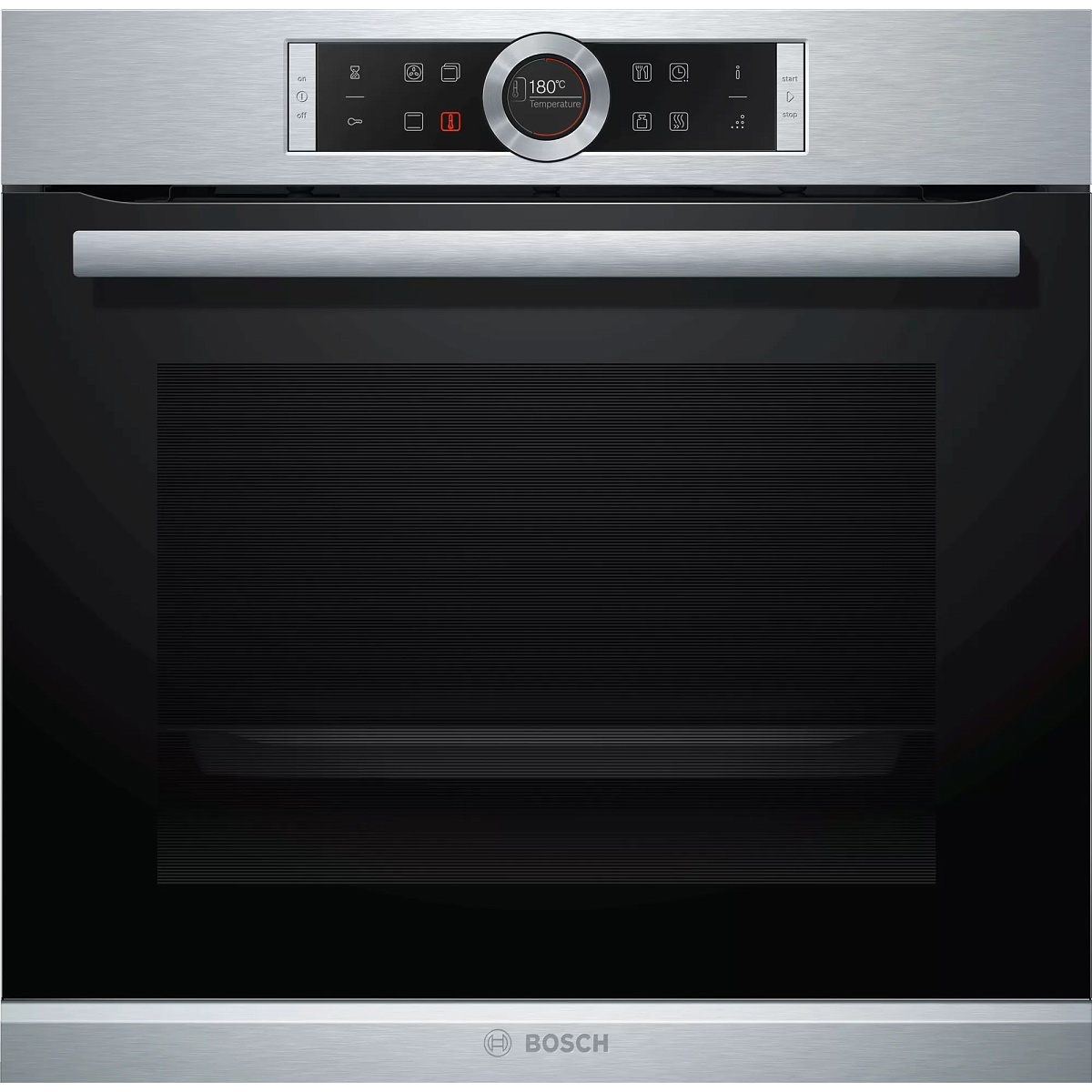Духовой шкаф Bosch HBG655BS1 (Serie8 / нерж / EcoClean Direct / TFT-дисплей / SoftMove / 4D-HotAir / AutoPilot)