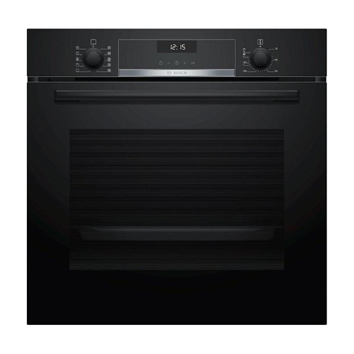 Духовой шкаф Bosch HBG5370B0 (Serie6 / 71 л / до 275 °C / чёрное стекло / Гриль / Телескоп. напр. (x1) / EcoClean Direct задняя стенка / SoftClose /A)-2