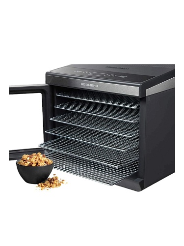 Сушилка для овощей и фруктов Redmond FD1105 (500 Вт, 35-70°C, 6 секций, регулировка температуры, дисплей, таймер)-1