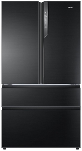 Холодильник French Door Haier HB25FSNAAARU (190см / Черный / NoFrost)-0