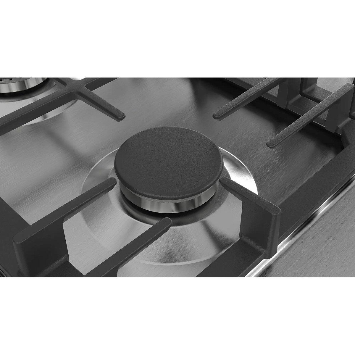 Поверхность газовая Bosch PCP6A5B90 (Serie6 / нерж / чугун / FlameSelect)