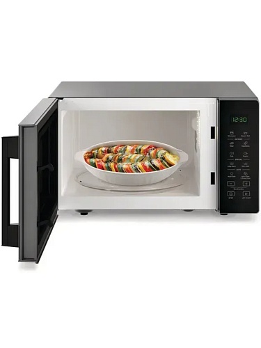 Микроволновая печь Whirlpool MWP 252 SB (25 л, 900 Вт, переключатели сенсор, дисплей, серебристый/черный)-2