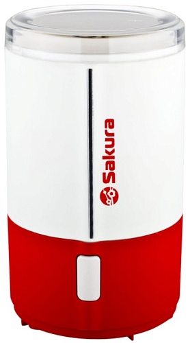 Кофемолка Sakura SA-6160WR (150 Вт/ 50 г/ белый, красный)