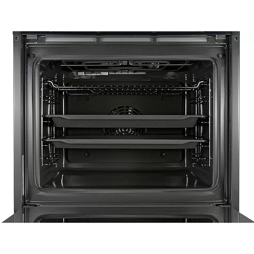 Духовой шкаф Bosch HBG5370B0 (Serie6 / 71 л / до 275 °C / чёрное стекло / Гриль / Телескоп. напр. (x1) / EcoClean Direct задняя стенка / SoftClose /A)-1