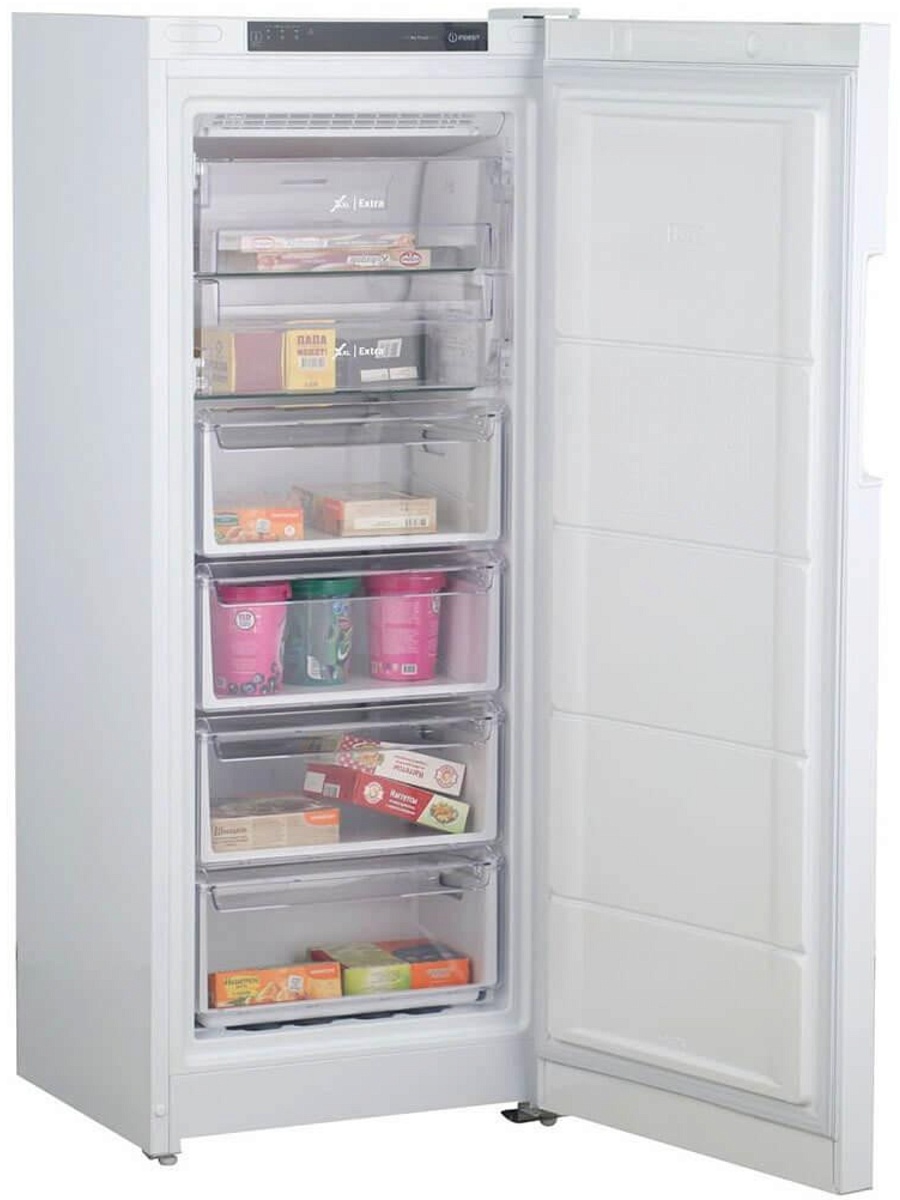 Морозильная камера Indesit DFZ 4150.1 (Объем - 204 л / Высота - 150 см / B / Белый / NoFrost)