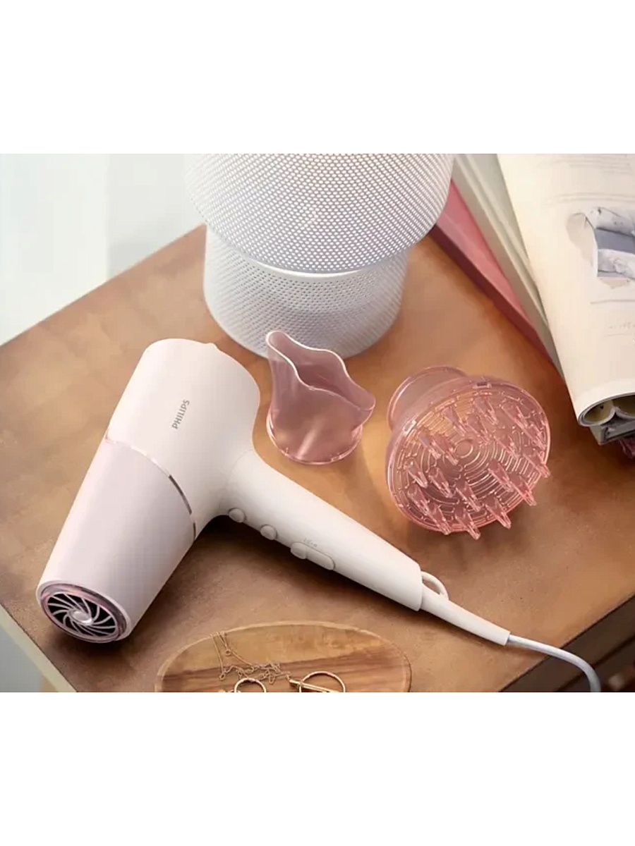Фен Philips BHD530/00 (полноразмерный / 2300 Вт / 3 режима / холодный воздух / генератор ионов/ шнур - 1,8 м / диффузор)