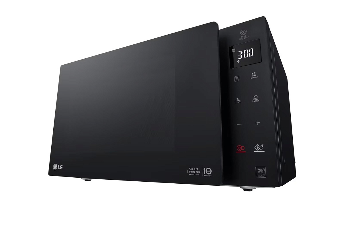 Микроволновая печь LG MS2535GIB (25 л, 1150 Вт, переключатели сенсор, чёрный, NeoChef™, EasyClean, Smart Inverter)