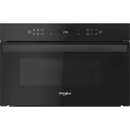 Микроволновая печь встраиваемая Whirlpool AMW 6440 FB (Чёрное стекло / 31 литр / ширина - 59,5 см / 1000 Вт / Гриль 800 Вт / JetDefrost 3D)