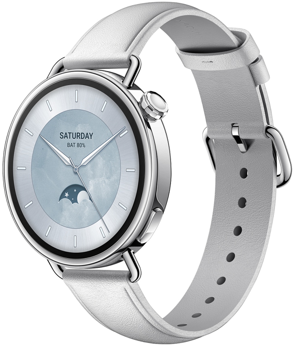 Смарт-часы Xiaomi Watch S4 41мм, белые (BHR07VUGL)