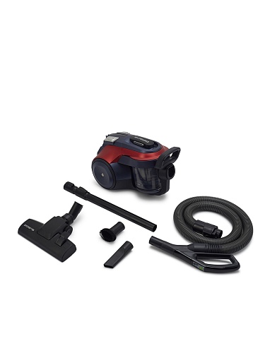 Пылесос Polaris PVC 2003Ri (2000/500 Вт, контейнер, 2,5л, ручка с управлением, красный)-2