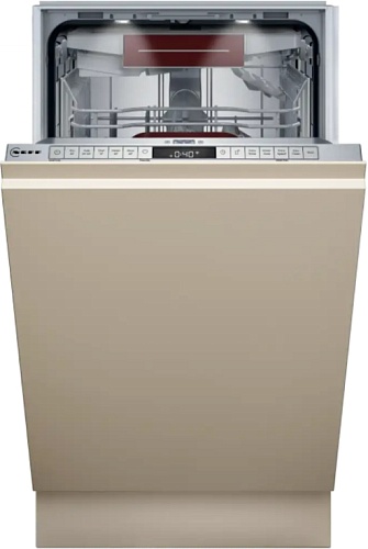 Машина посудомоечная встраиваемая 45 см Neff S857YMX02E (10 комплектов / 3 полки / расход воды - 8,5 л / TimeLight / Home Connect / Zeolith / А+++)
